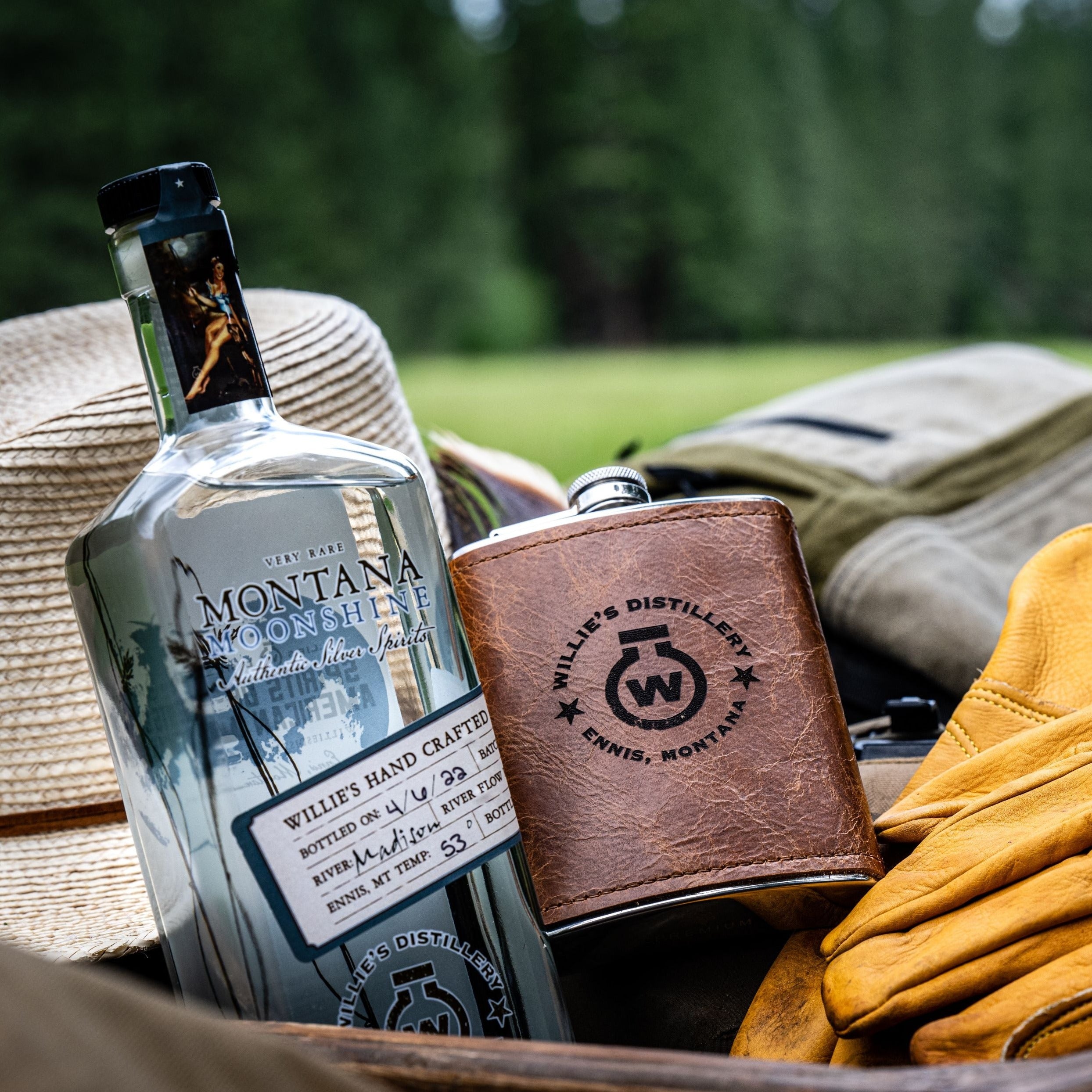 Leather Wrapped Flask