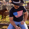 Montana American Flag T-Shirt