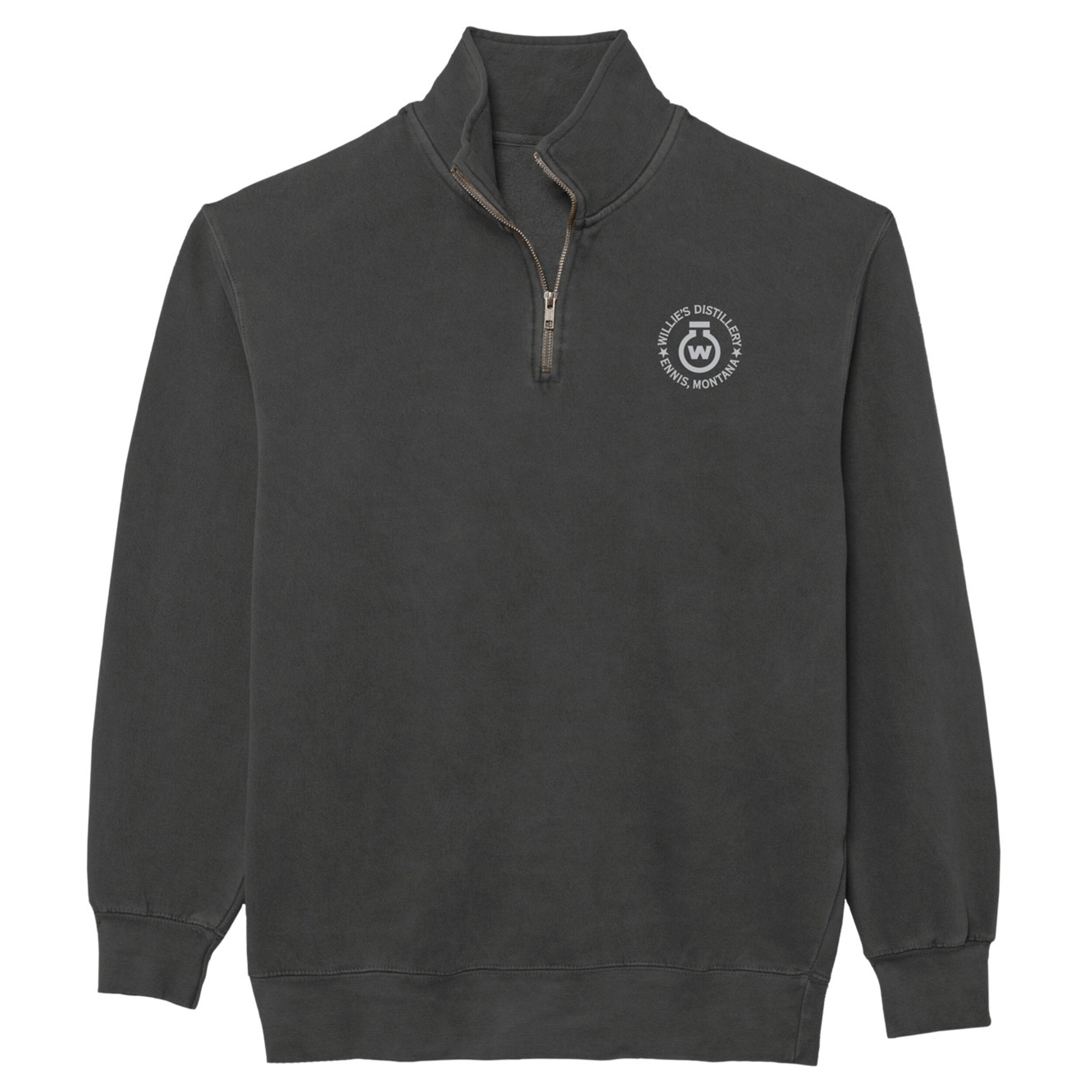 Logo Quarter Zip Pullover Sweatshirt