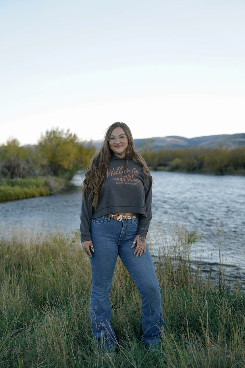 Last Best Place Waffle Hoodie