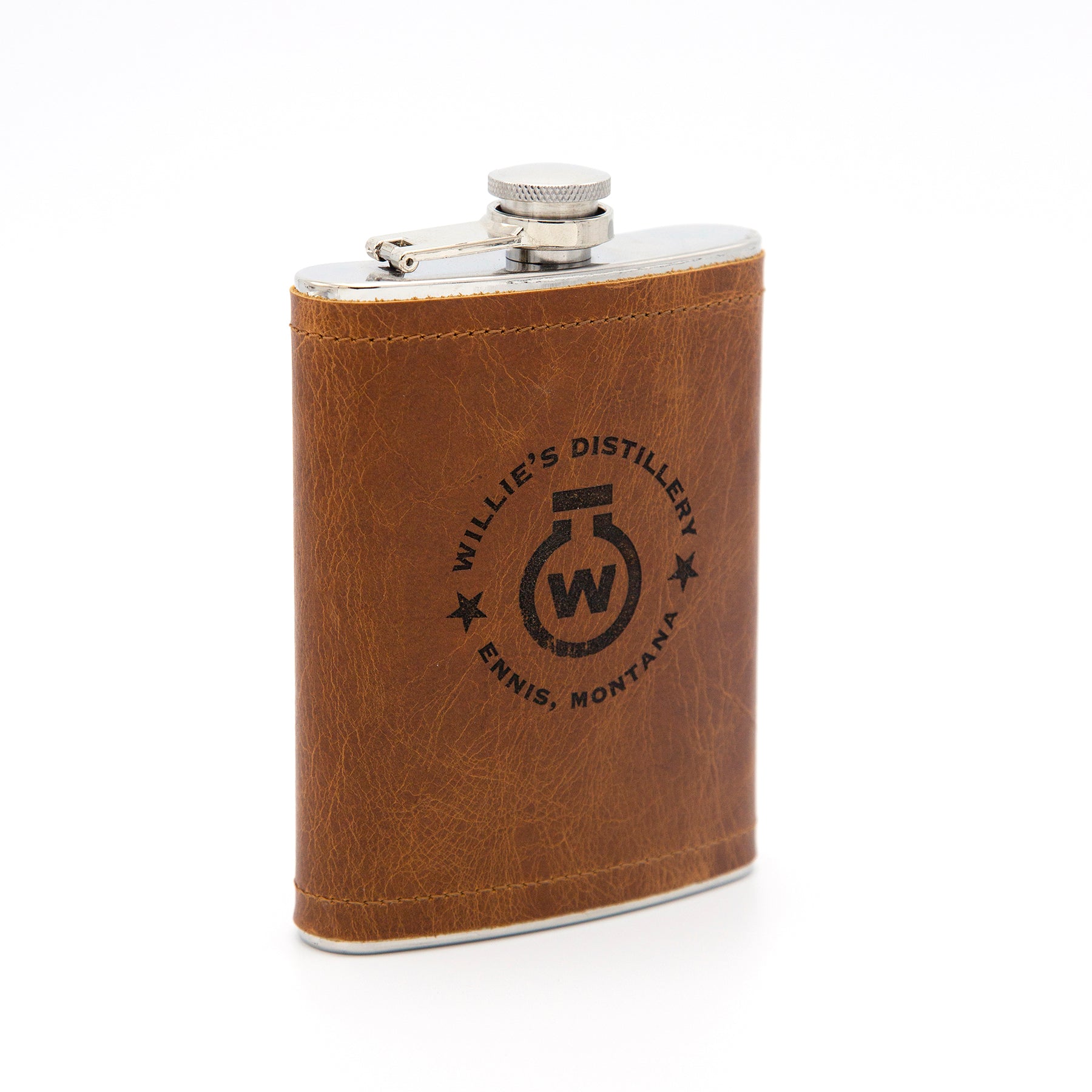 Leather Wrapped Flask