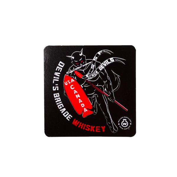 Devil's Brigade Shiny Vinyl Stickers