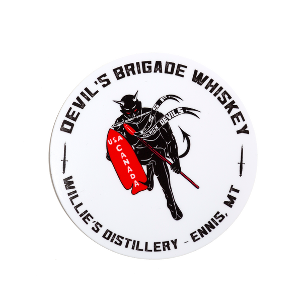 Devil's Brigade Shiny Vinyl Stickers