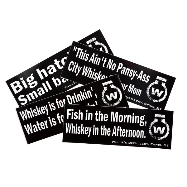 Willie's Distillery Bumper Sticker