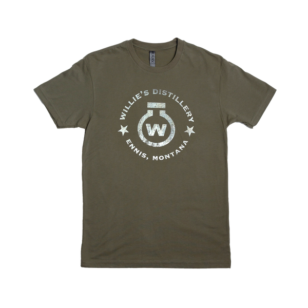 Men's Logo Sueded Short Sleeve T