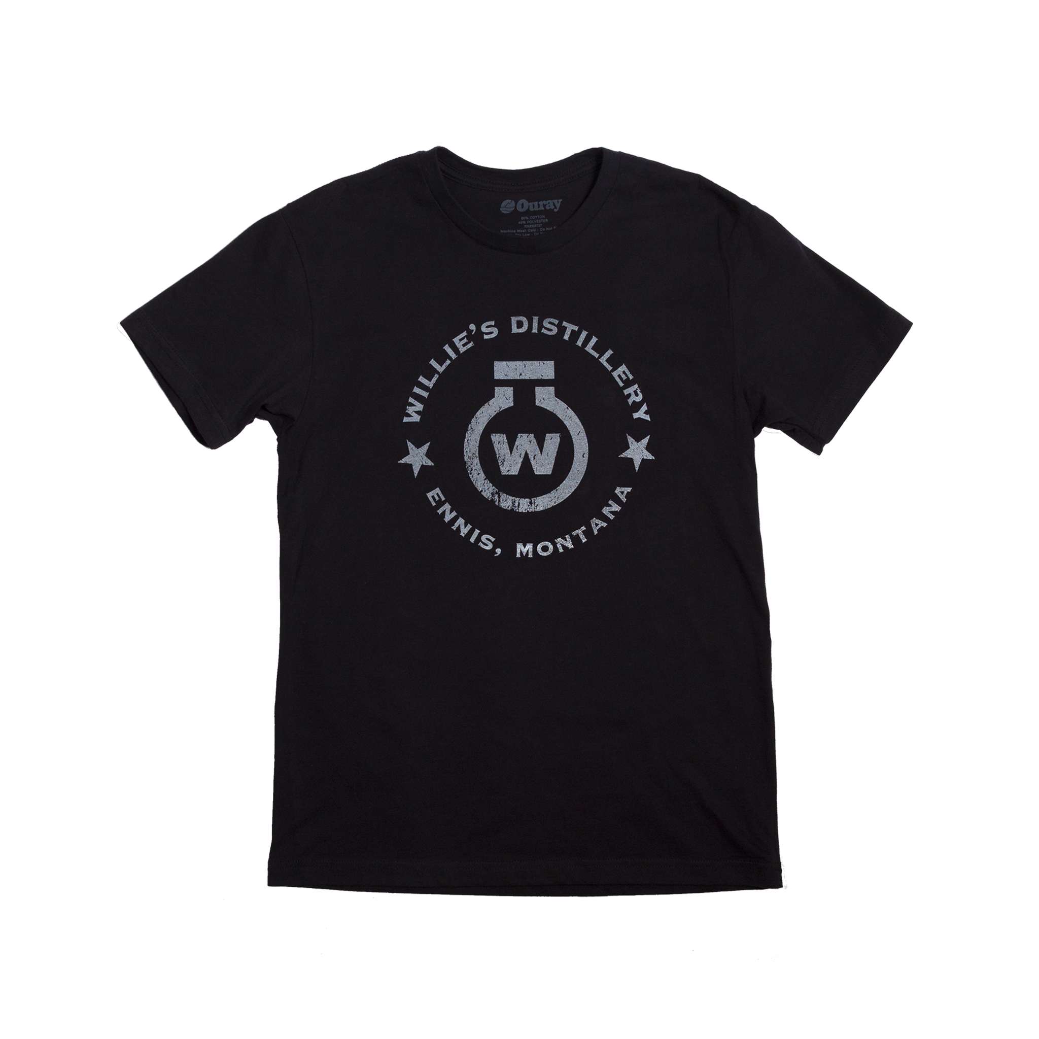 Men's Logo Sueded Short Sleeve T