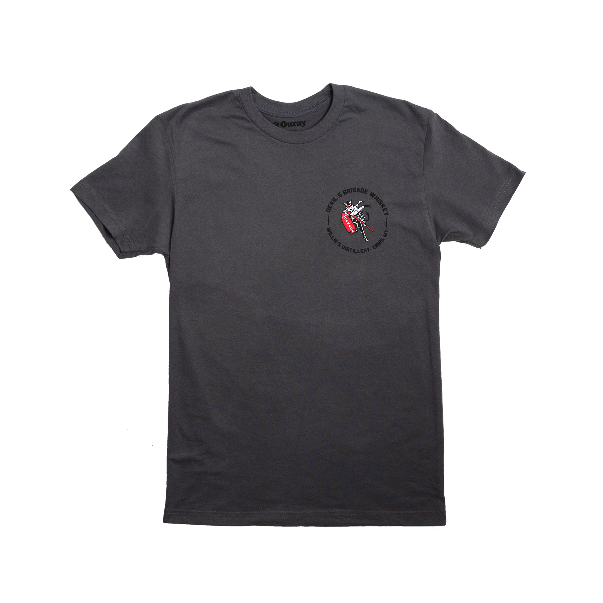 Men's Devils Brigade Small Logo Sueded T