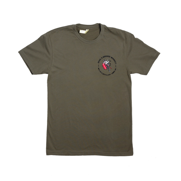 Men's Devils Brigade Small Logo Sueded T
