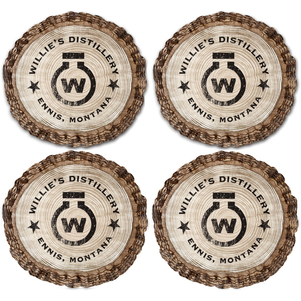 Willie's Wooden Coaster Set