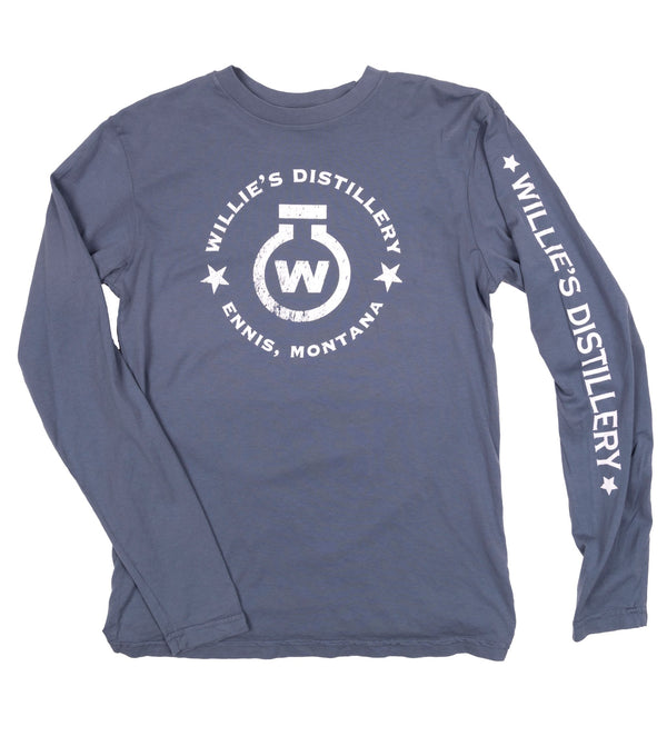 Men's Logo Pigment Dyed Long Sleeve T