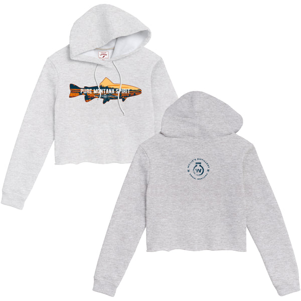 Pure Montana Spirit Women's Cropped Hoodie