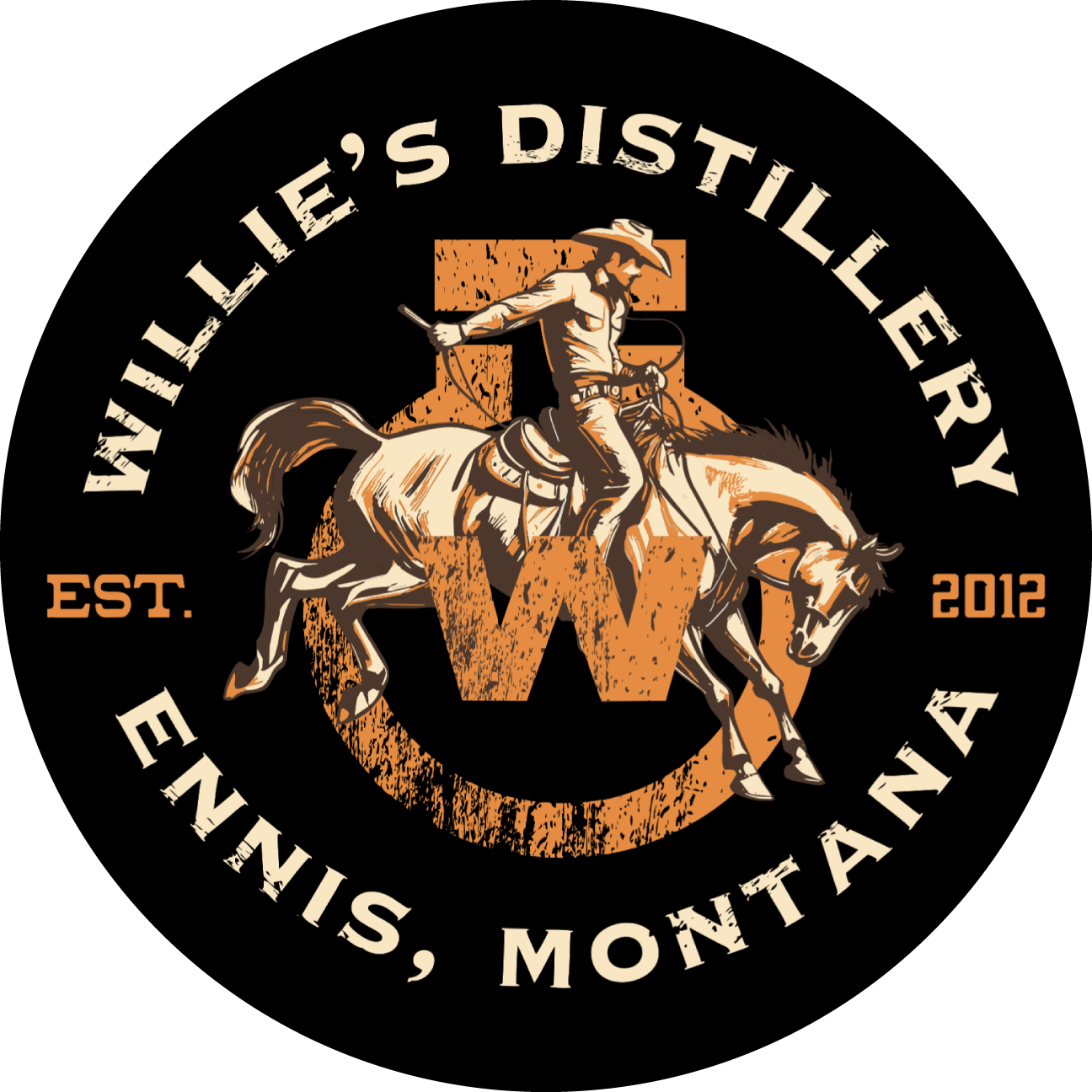 Willie's Distillery Classic Stickers