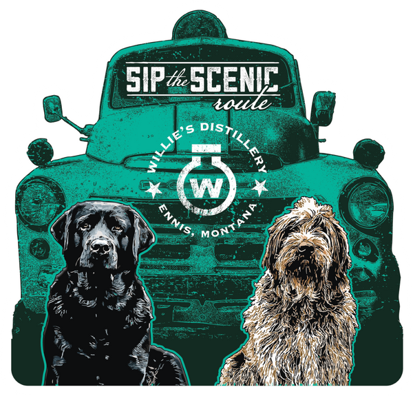 Willie's Distillery Specialty Stickers