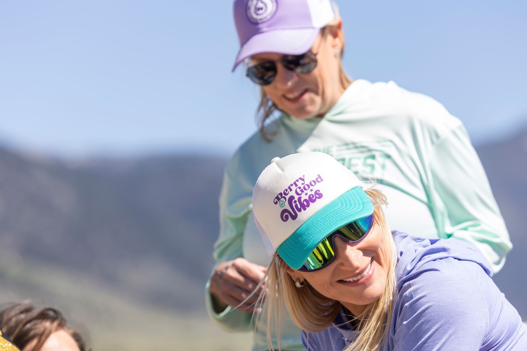 Berry Good Vibes Foam Trucker Hat