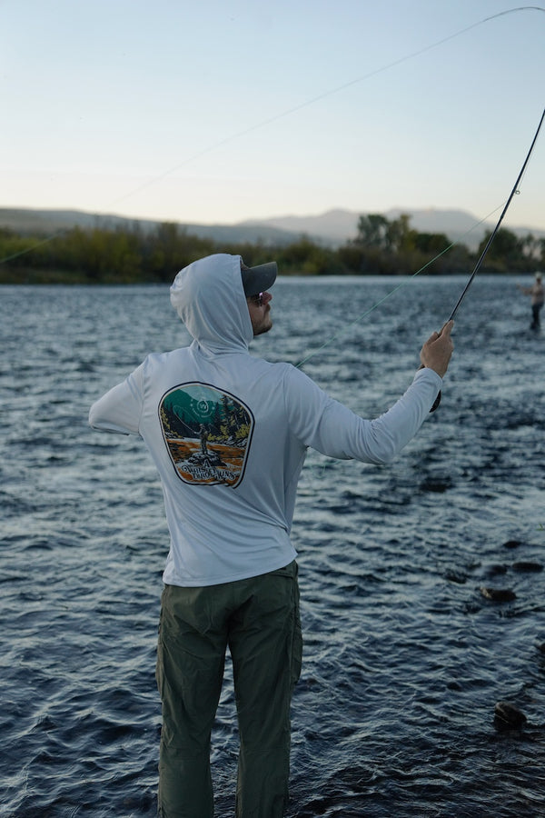 "A Whiskey Runs Through It" Fishing Long Sleeve