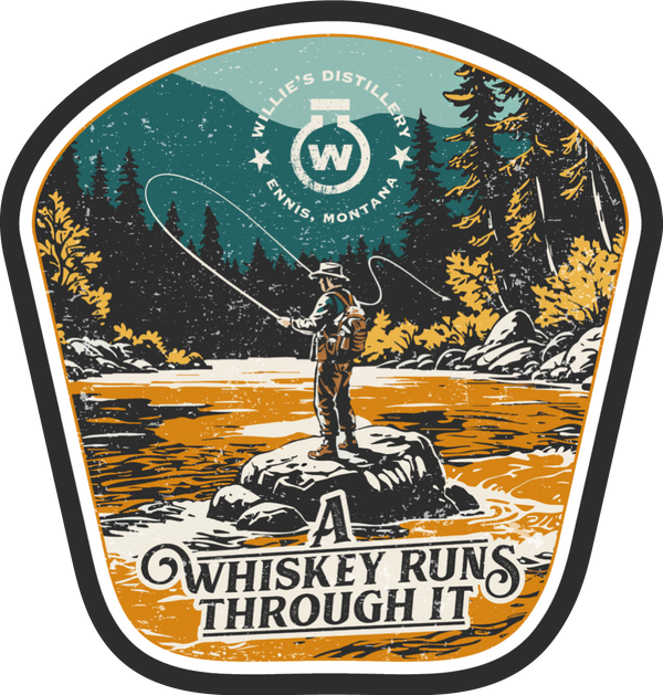 Willie's Distillery Specialty Stickers