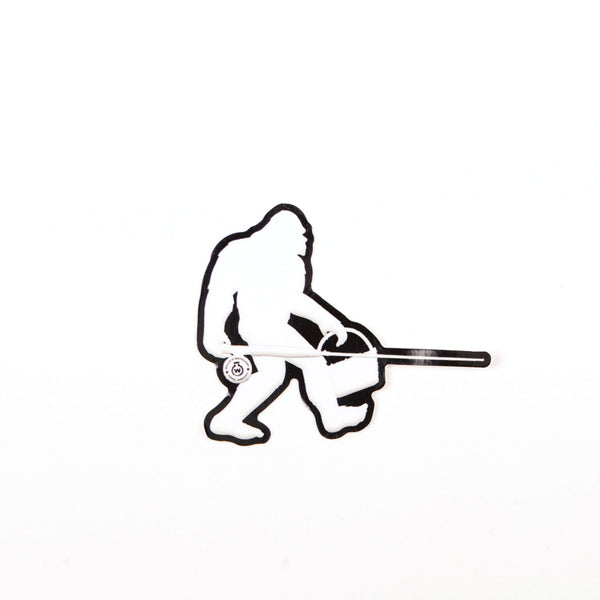 Yeti Gone Fishing Sticker