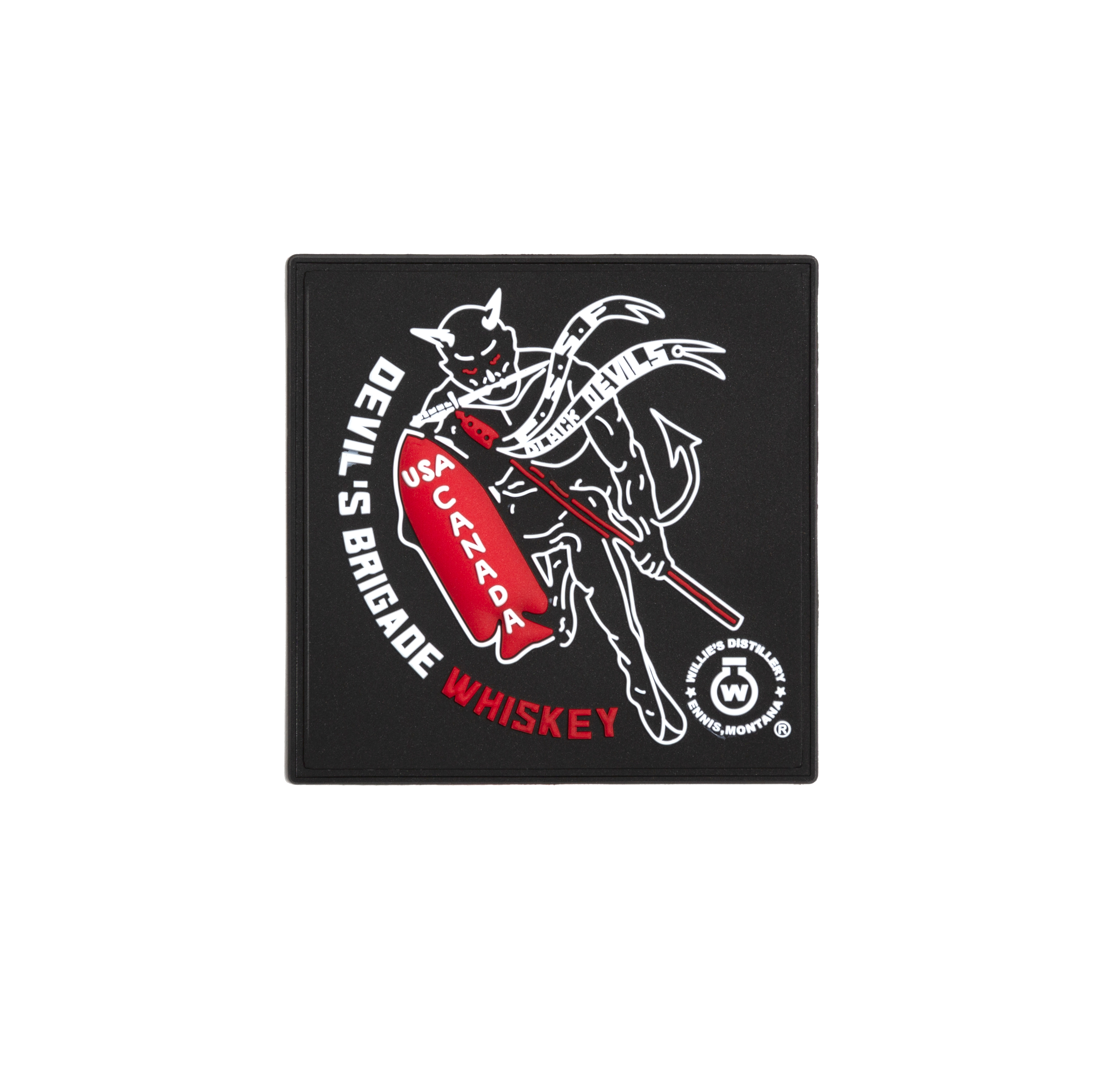 Devil's Brigade Square PVC Patch