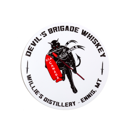 Devil's Brigade Shiny Vinyl Stickers