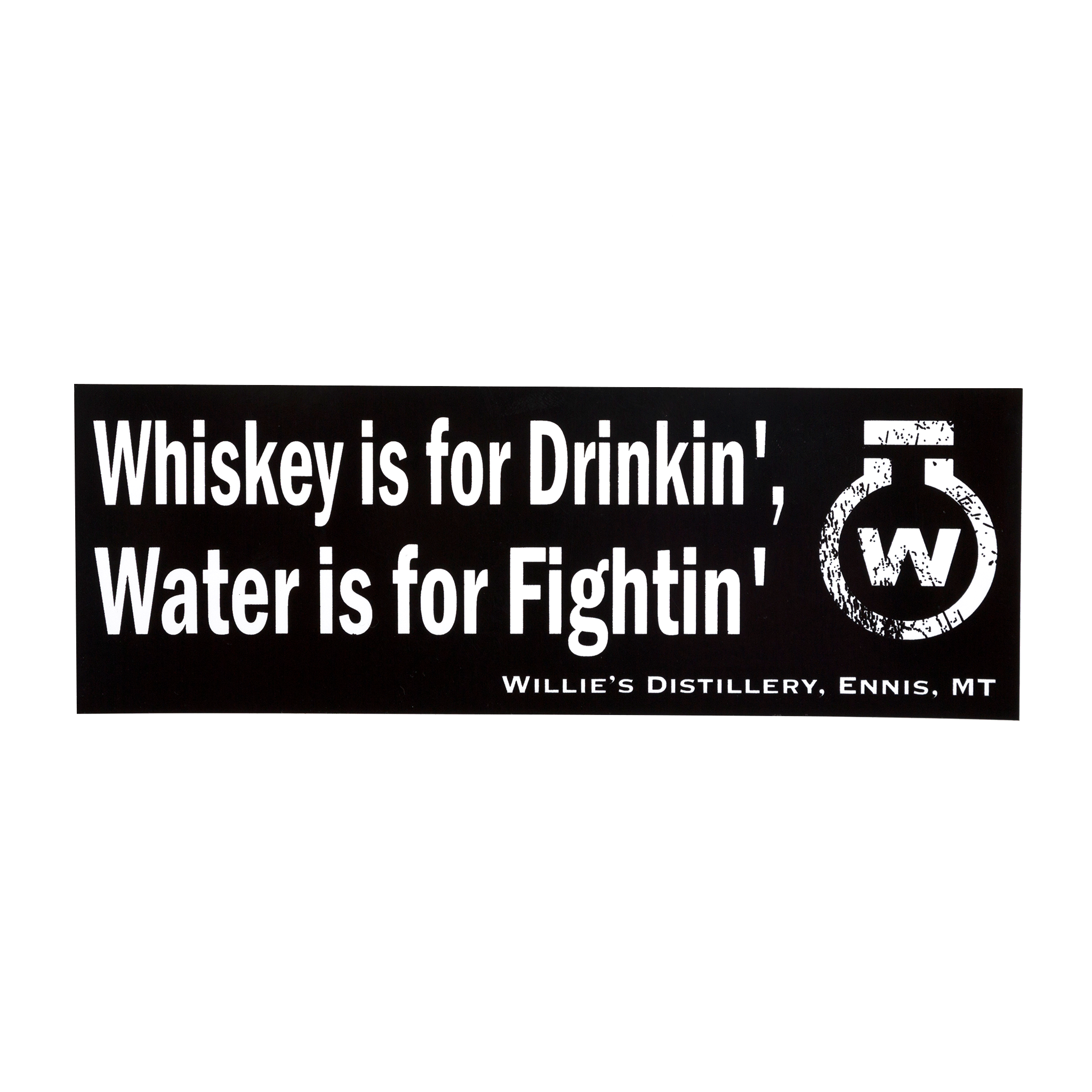 Willie's Distillery Bumper Sticker