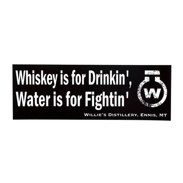 Willie's Distillery Bumper Sticker